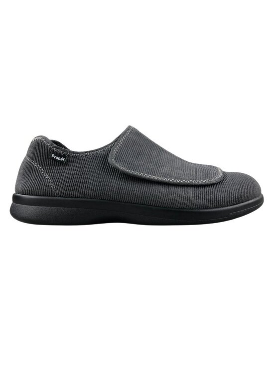Propet Men\'s Size 12 X(3E) Cush \'N Foot Grey Orthopedic Diabetic Edema Shoes main image 6